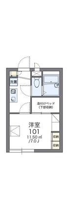 レオパレスｗｉｌｌの物件間取画像